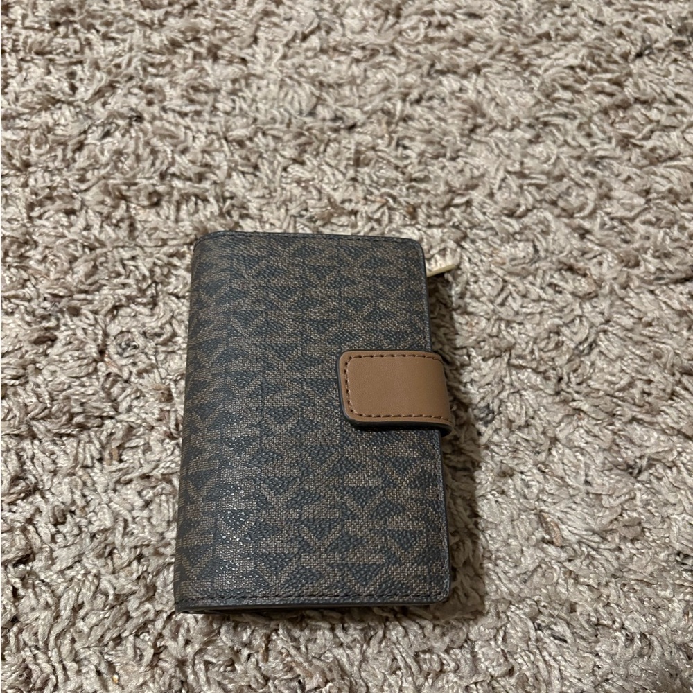 Michael Kors Brown and Tan Wallet